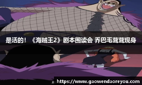 NG是活的！《海贼王2》剧本围读会 乔巴毛茸茸现身